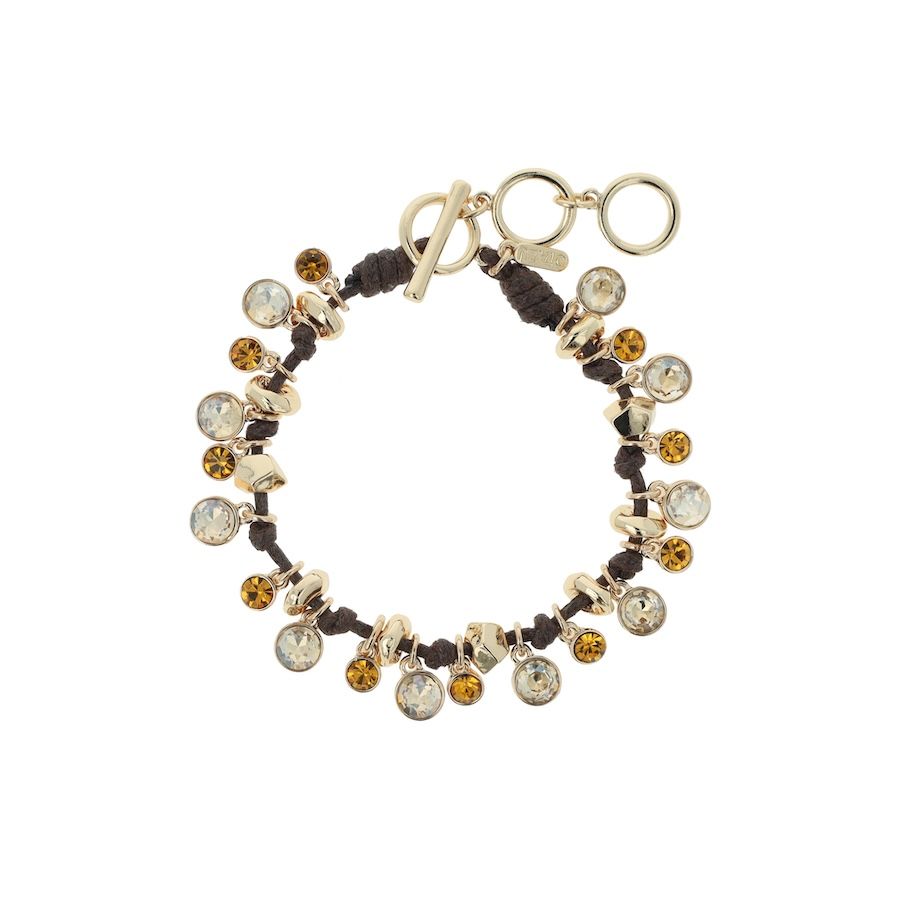 Classic Gold Crystal Armband – Swarovski Kristallen | 14 Karaat Verguld
