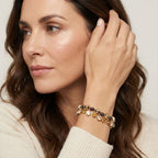 Classic Gold Crystal Armband – Swarovski Kristallen | 14 Karaat Verguld