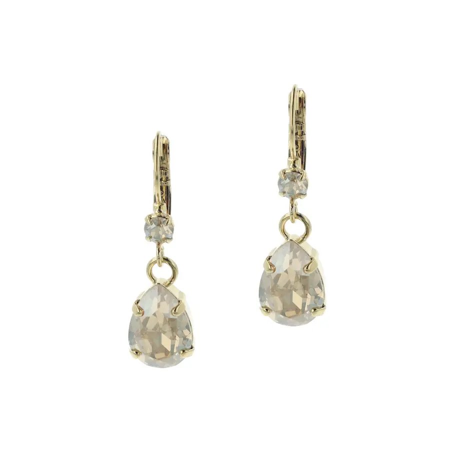 Classic Mini Gold Oorbellen – Swarovski Kristallen | Goud