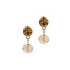 Classic Gold Crystal Oorbellen – Swarovski Kristallen | 14 Karaat Verguld