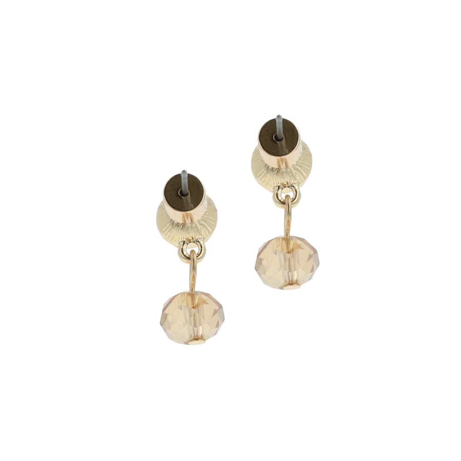 Classic Gold Crystal Oorbellen – Swarovski Kristallen | 14 Karaat Verguld