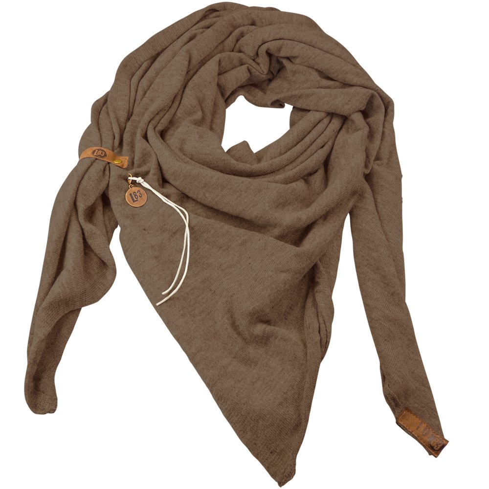 Sjaal Fien Taupe – Warm, elegant & veelzijdig