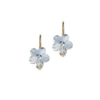 Forever Small Flower Oorbellen – Swarovski Kristallen | 24 Karaat Verguld