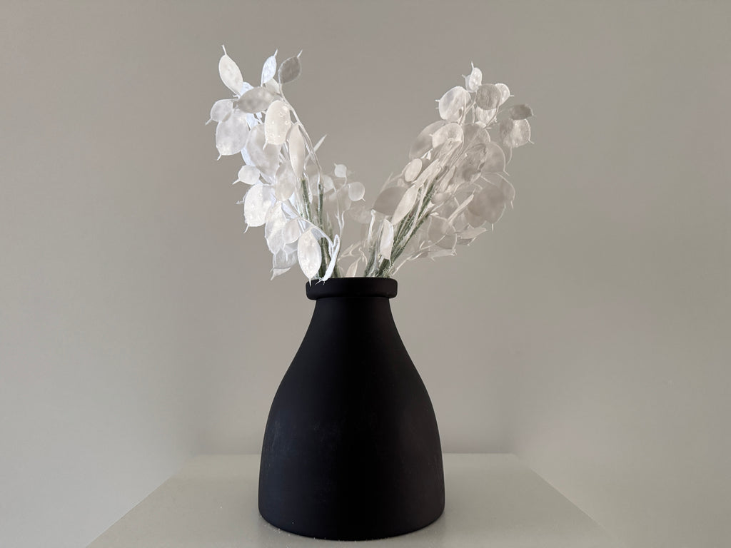 Countryfield Kunsttak ‘Lunaria’ – Wit met Glitters (40 cm)