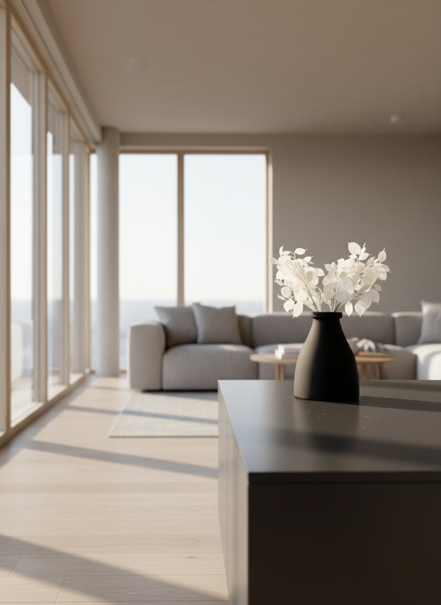 Countryfield Kunsttak ‘Lunaria’ – Wit met Glitters (40 cm)