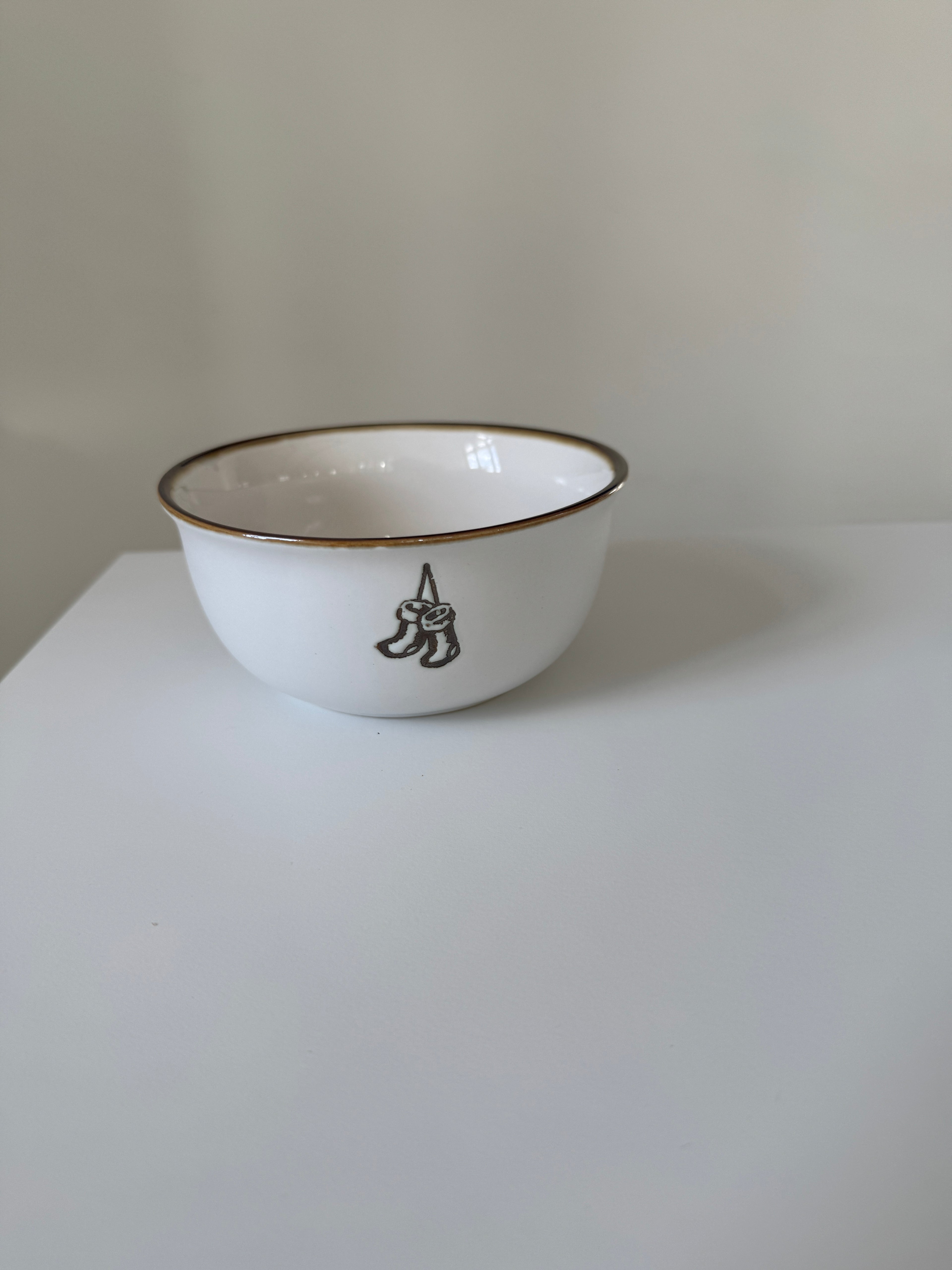 Siaki Kerstschaal van Porselein – 450 ml (Assorti)