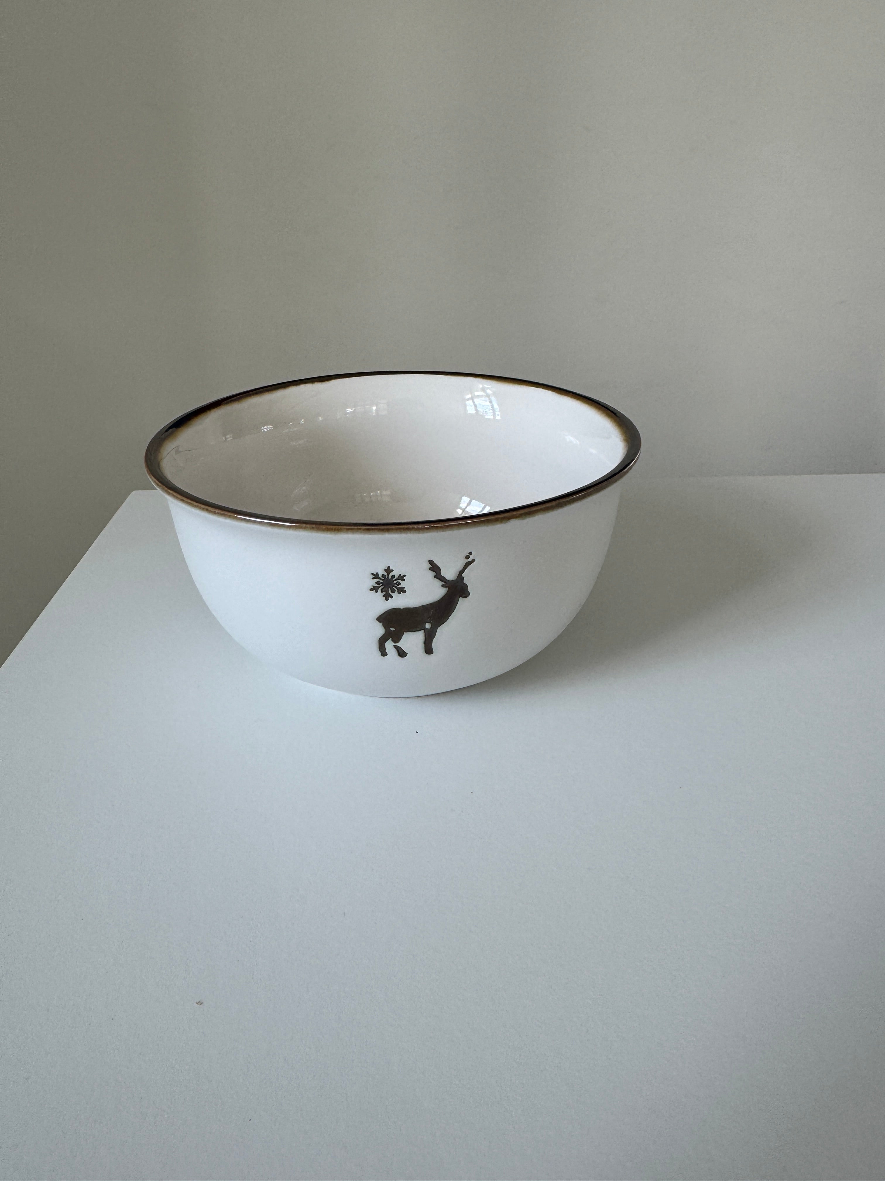 Siaki Kerstschaal van Porselein – 450 ml (Assorti)