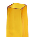 Light & Living Vaas ‘Iduna’ – Geel Glas (35 cm)