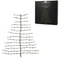 Luxe Flexibele Wandkerstboom met 136 LED-lichtjes – 120 cm
