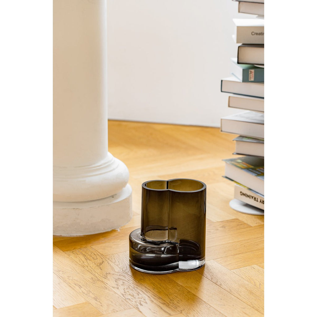 Designvaas FUSIO 20 – Grijs | Constructivistisch & Sculpturaal Design