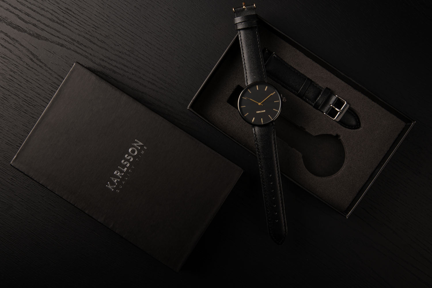 Luxe Minimal Herenhorloge – Staal | Karlsson