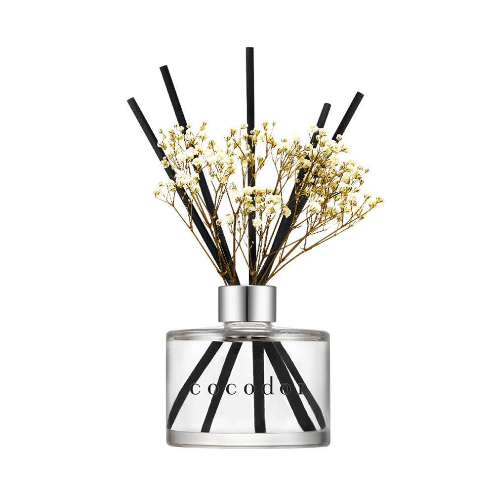 Diffuser met Echte Bloemen – Witte Musk (200 ml)