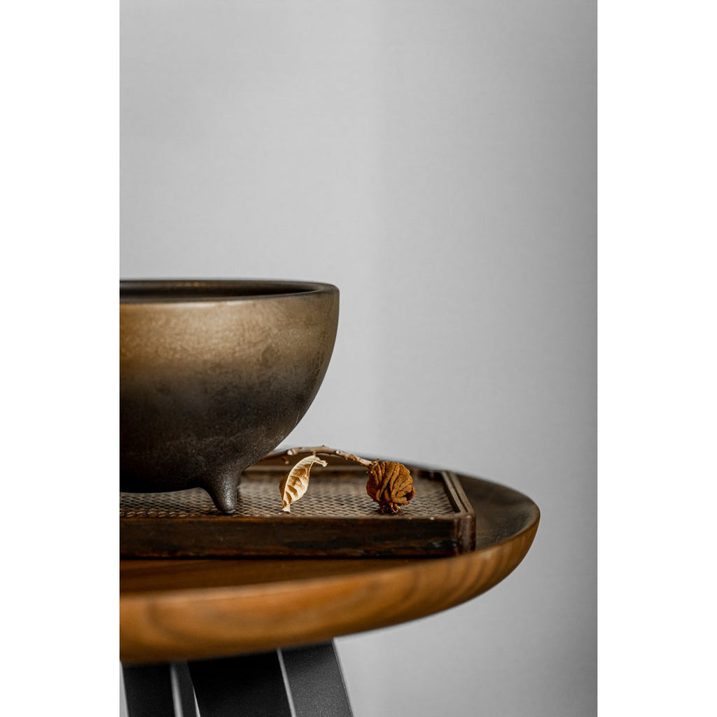 Design Schaal OTARU 20 – Brons naar Zwart | Modern Erfgoed & Sculpturale Rust