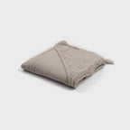 Biologische Mousseline Babyhanddoek met Capuchon – Grijs (80 × 80 cm)