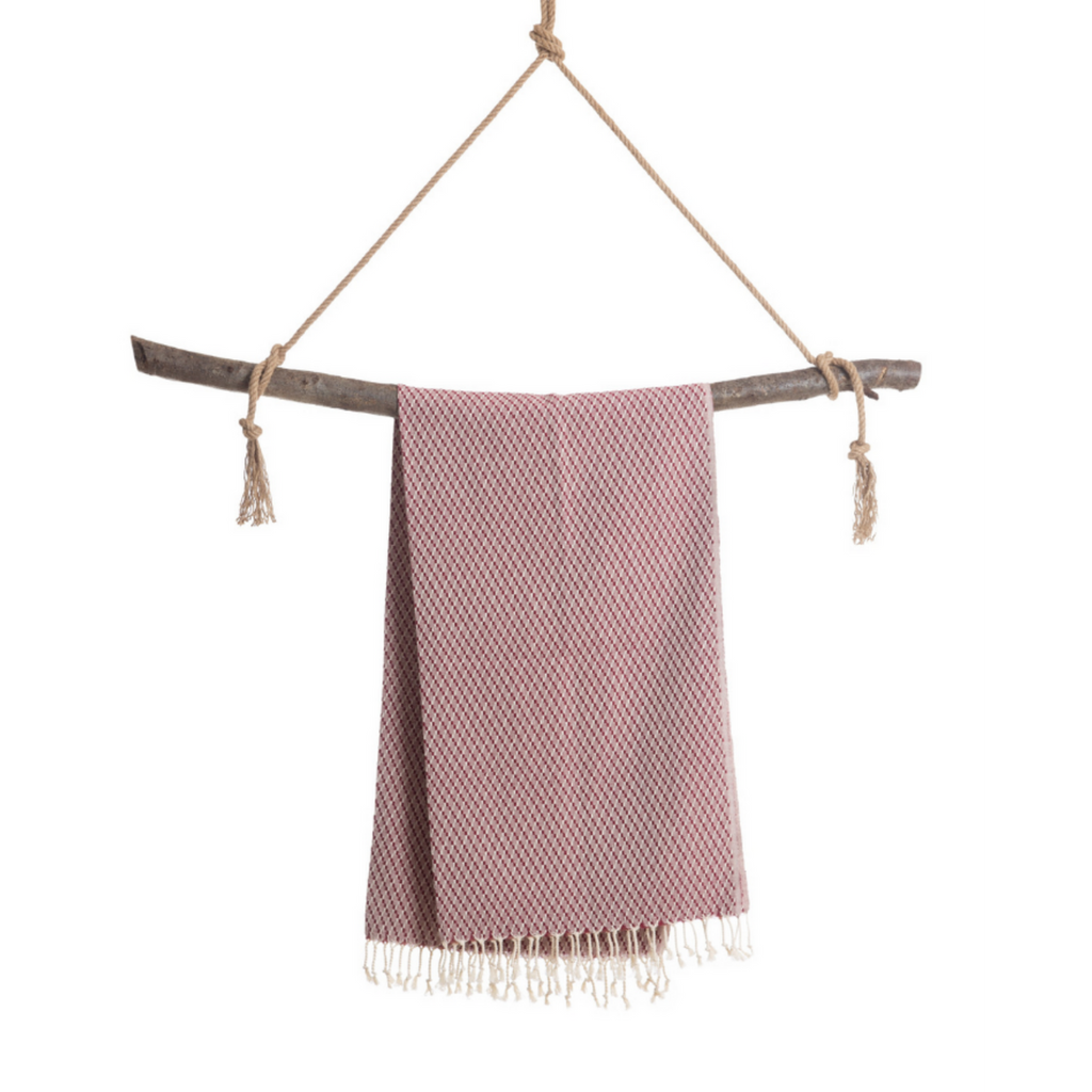 Samimi Noosa Luxe Hamamdoek Rood 180x100 cm