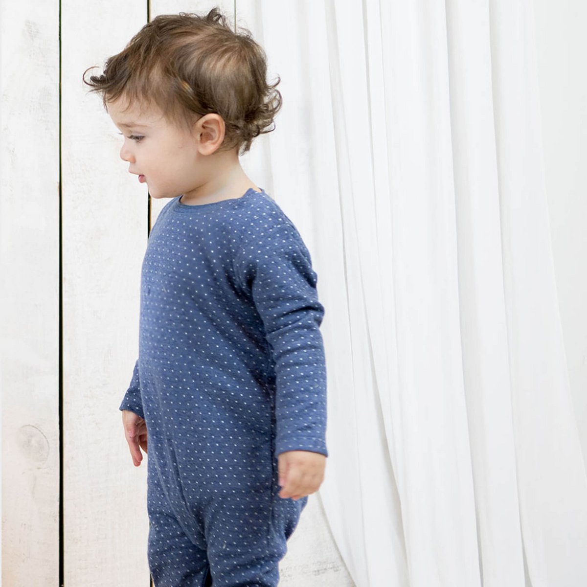 Biologisch Slaappakje voor Baby’s – Indigo Melange