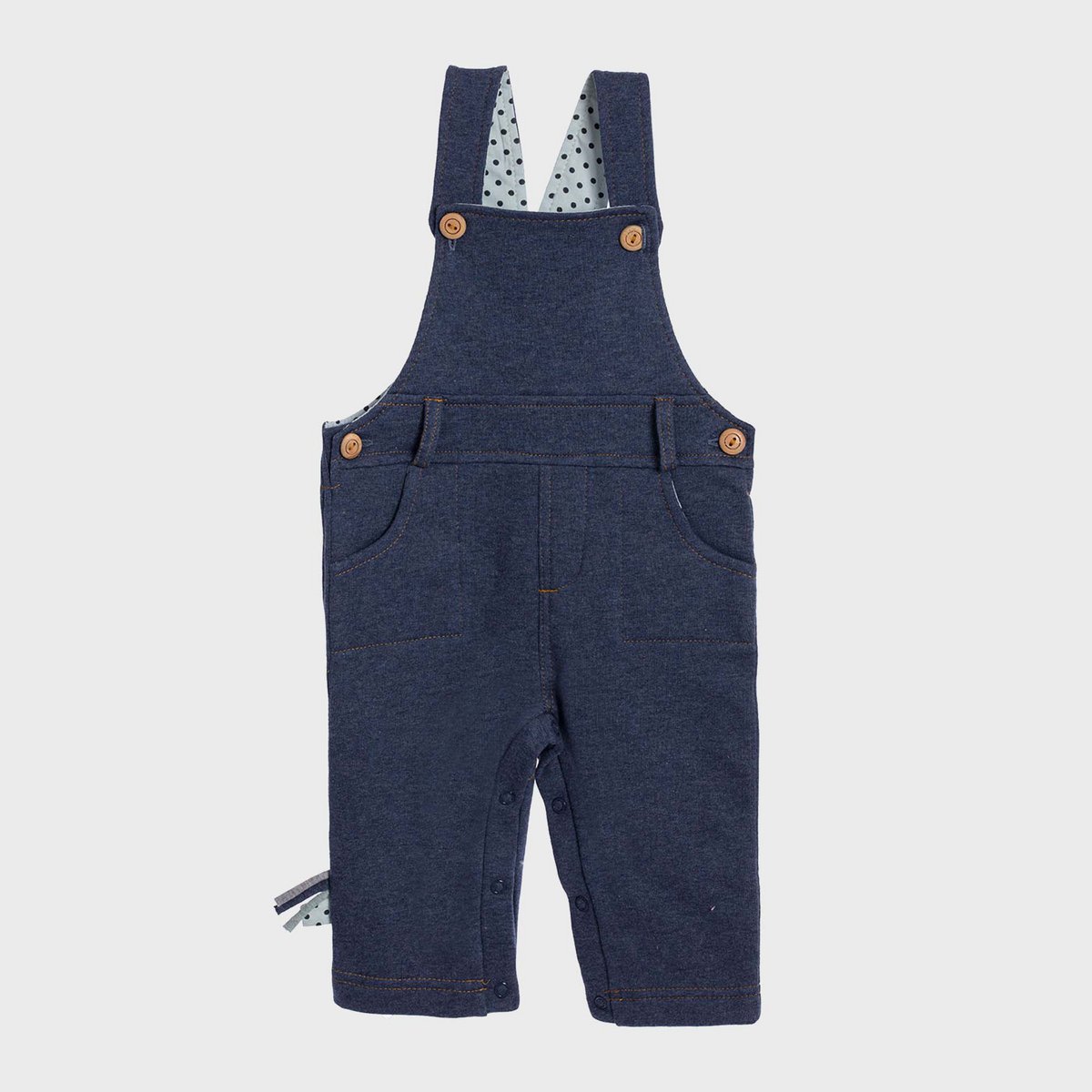OrganicEra Biologische babytuinbroek, indigo