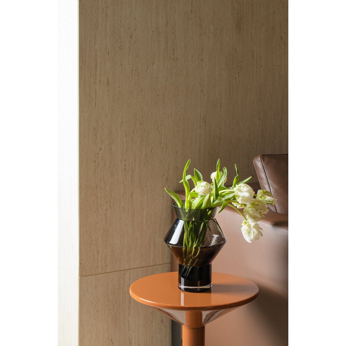 Grote Design Vaas Cuzco – Donkergrijs Glas | Element Accessories