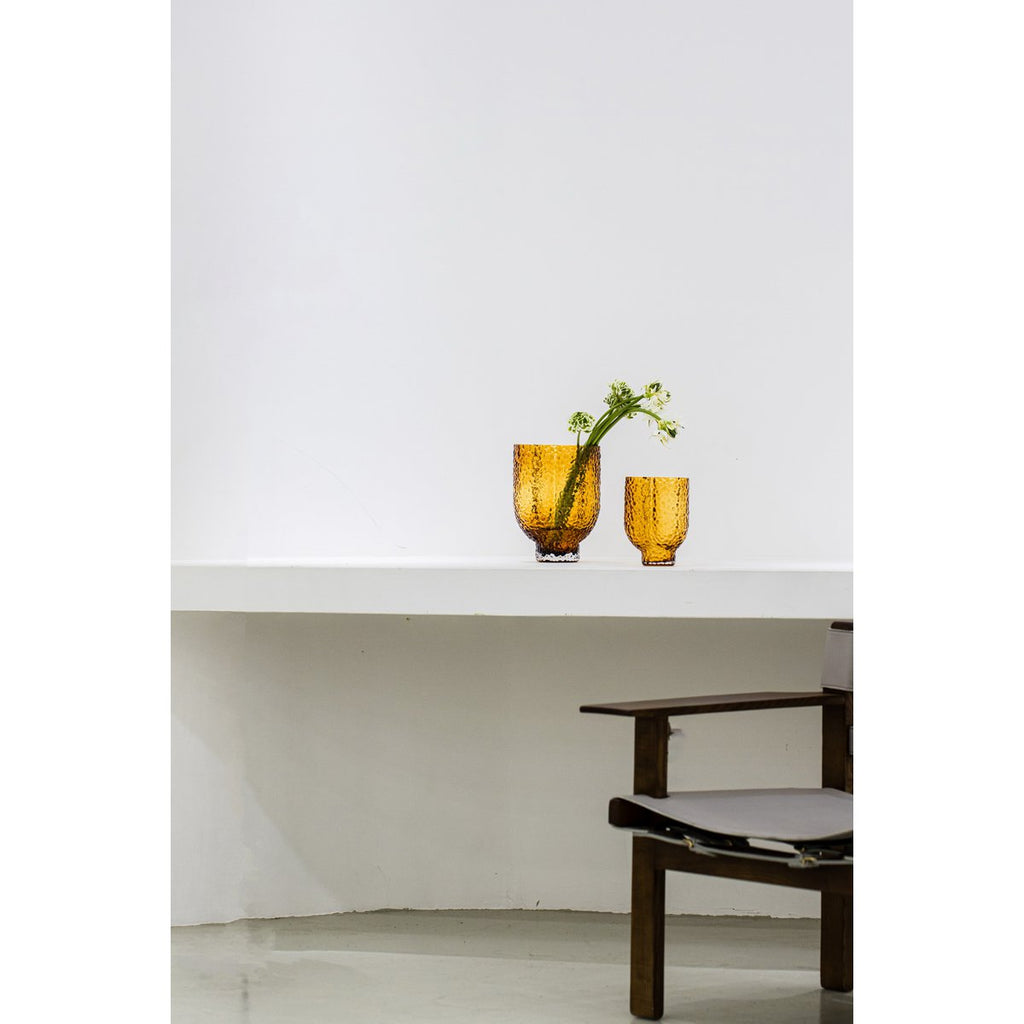 Luxe Bloemenvaas PET 25 – Amber | Praktisch & Tijdloos Design