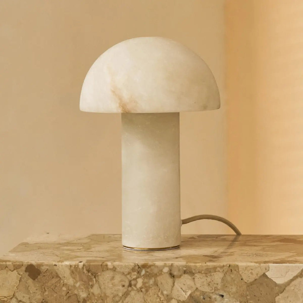 Francesco Stijlvolle Albasten Lamp | Luxe verlichting