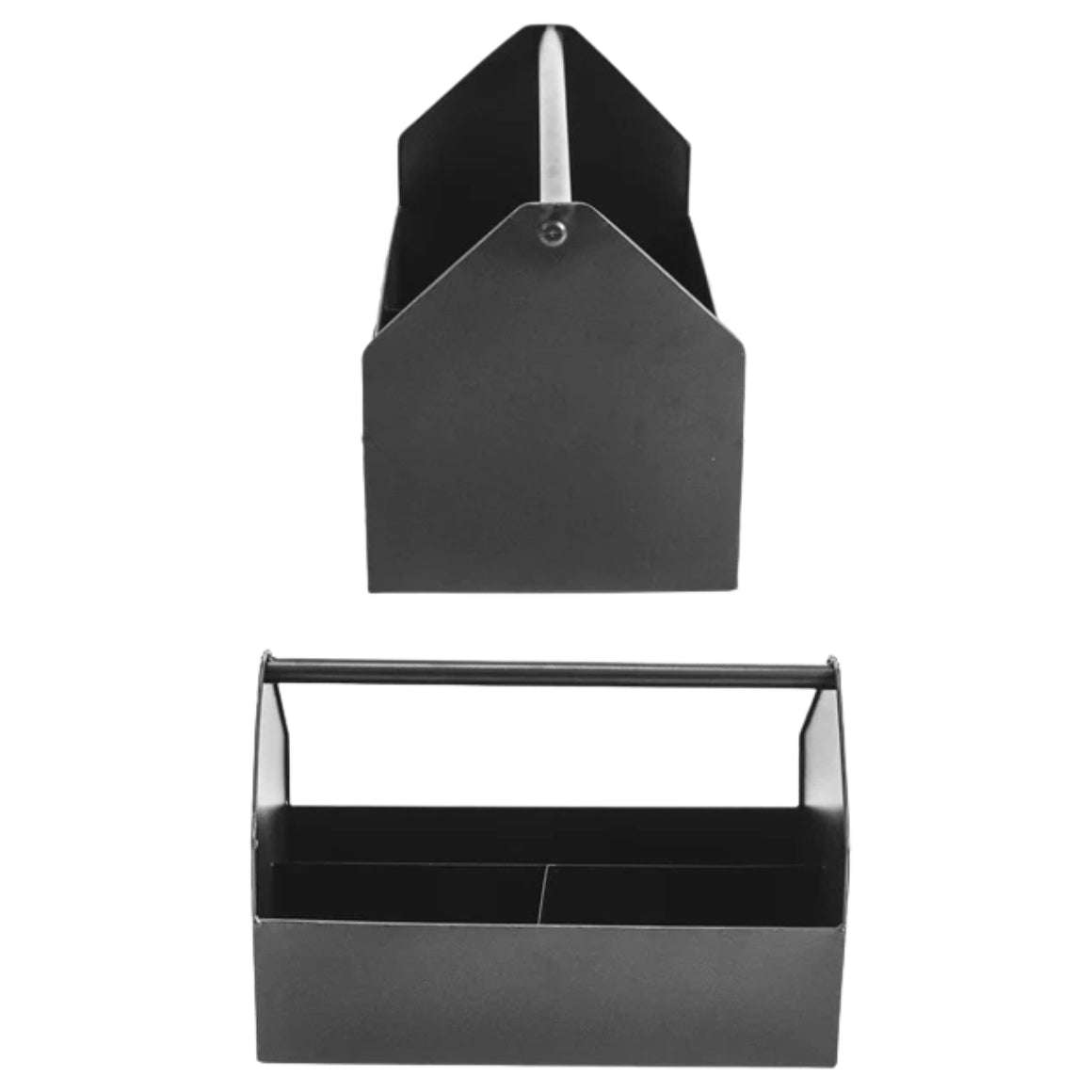 Housevitamin Metalen Opbergbak – Zwart (30 cm)