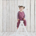 OrganicEra Biologische babybroek, bordeaux