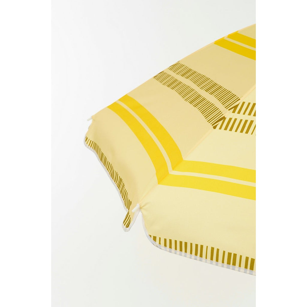 Strandparasol Geel Gestreept – Ø 160 cm