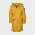 Biologische Mousseline Kinderbadjas – Mosterd (5–6 jaar)