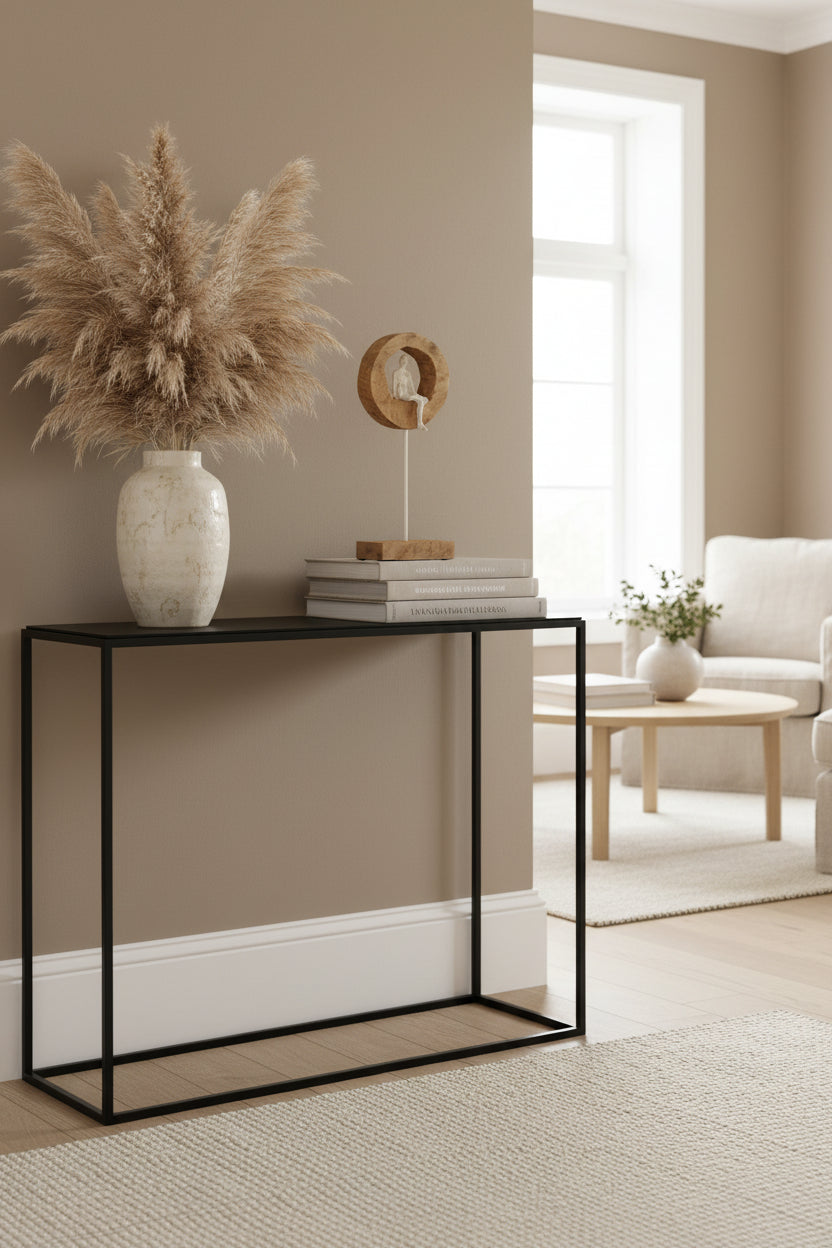 J-Line decoratie Denker Ring Hoog – naturel/wit