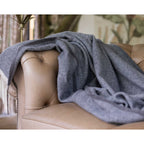 Merino & Kasjmier Plaid MILAN GRIGIO ORLO – Grijs