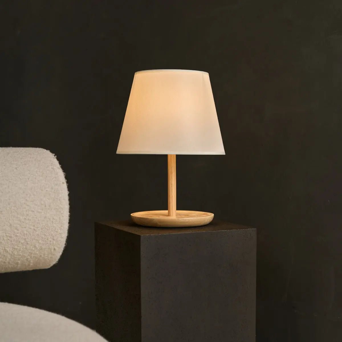 Emily Lichtbruine Houten Lamp | Kabel & Duurzaam Ontwerp