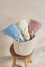 Babydeken van 100% merinowol – 75×100 cm - Grijs