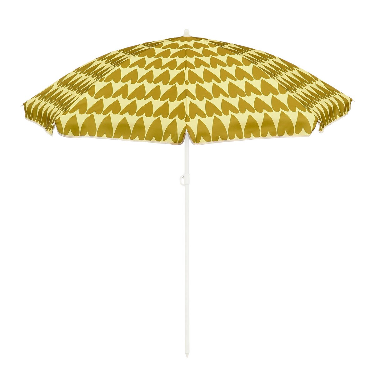 Strandparasol Hartjesprint Bruin – Ø 160 cm
