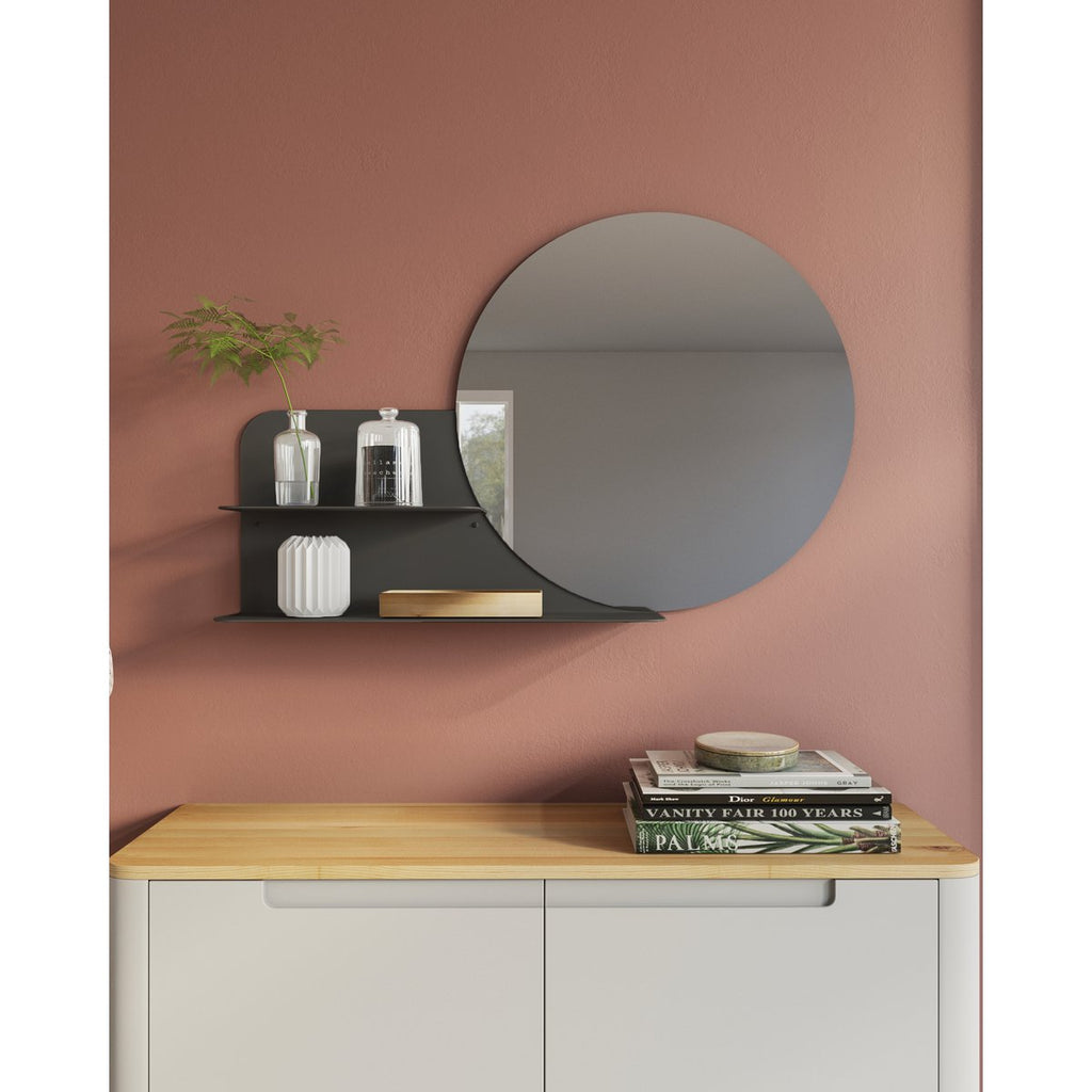 Gorillz Clever Wandspiegel – Zwart