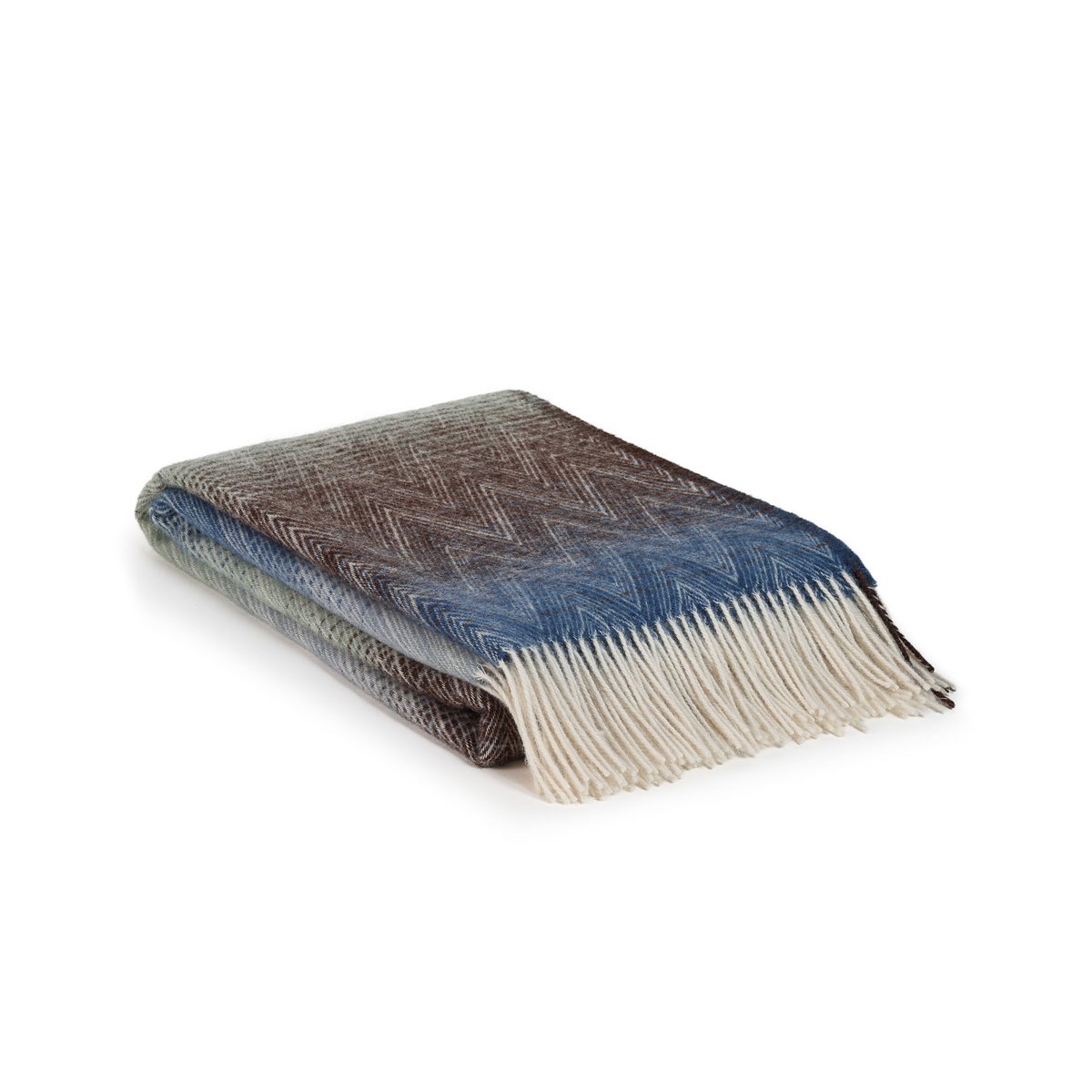 Luxe Wollen Deken MISSONI Acqua – Meerkleurig Blauw