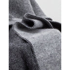 Omkeerbare Wollen Plaid ONYX – Zwart & Grijs