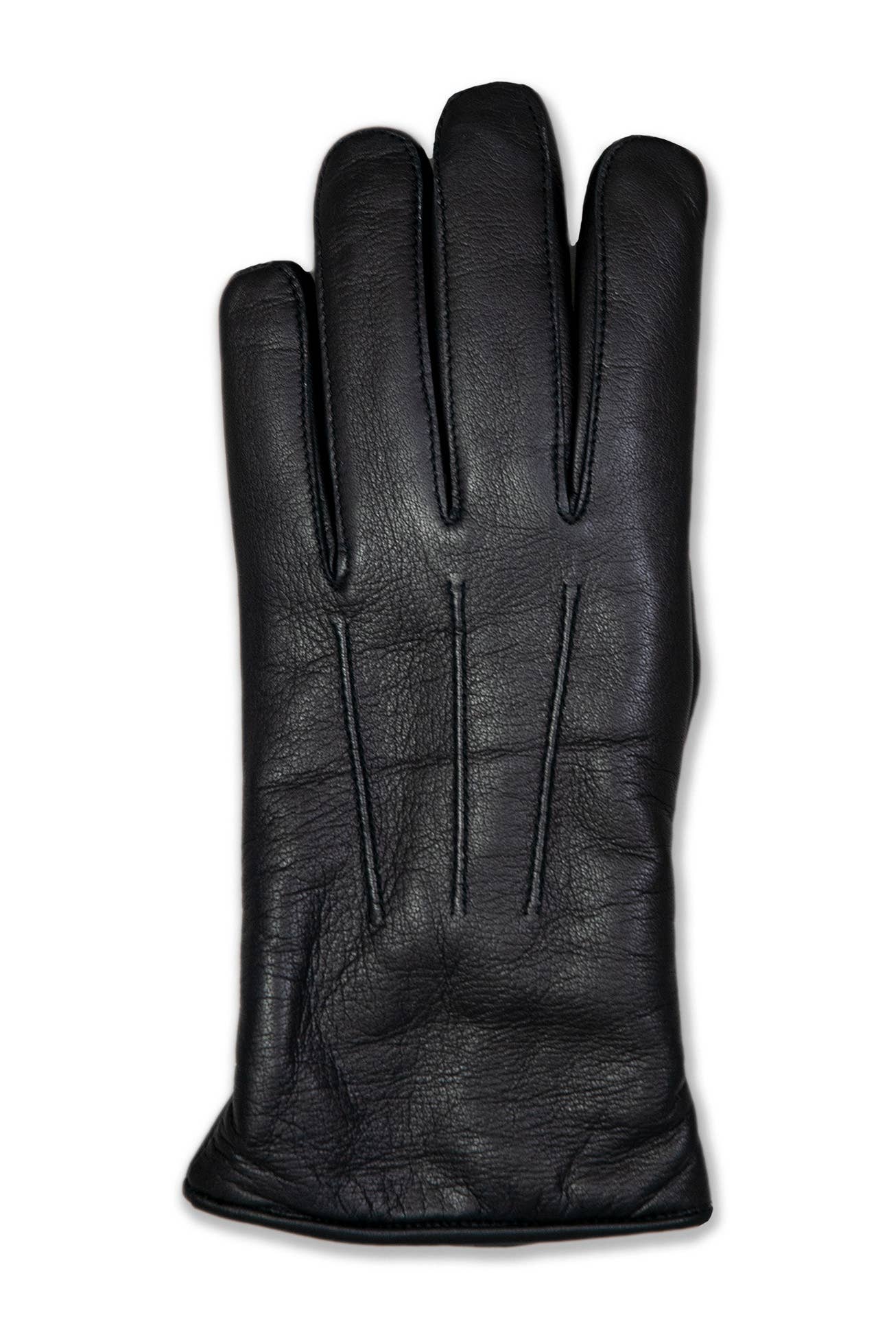 Leren dameshandschoenen van schapennappa met warme voering