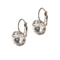 Classic Disc Earhangers – Rhodium - Otazu