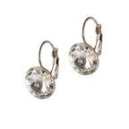 Classic Disc Earhangers – Rhodium - Otazu