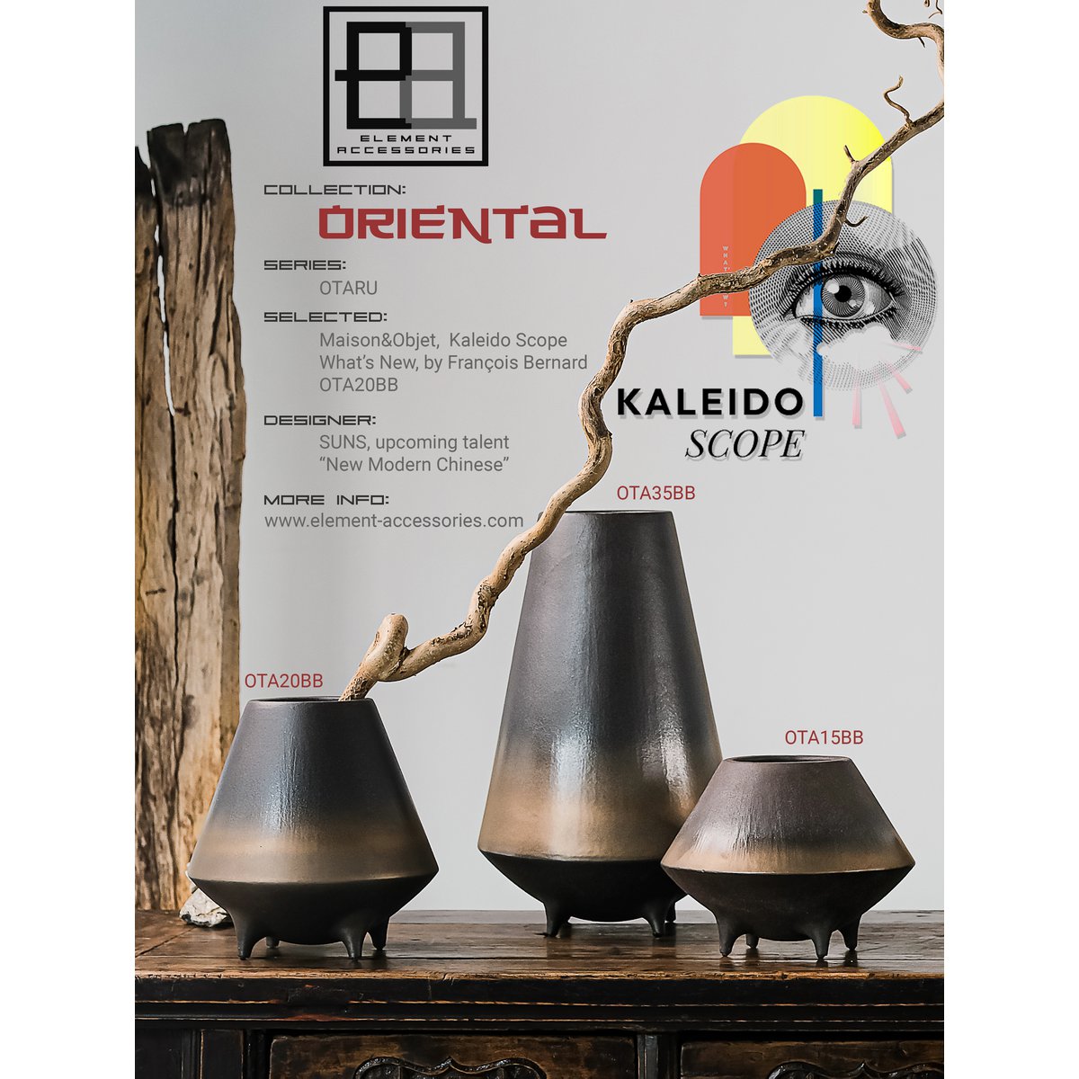 OTARU 35 – Sculpturale Designvaas in Keramiek | Innovatie & Tijdloze Elegantie