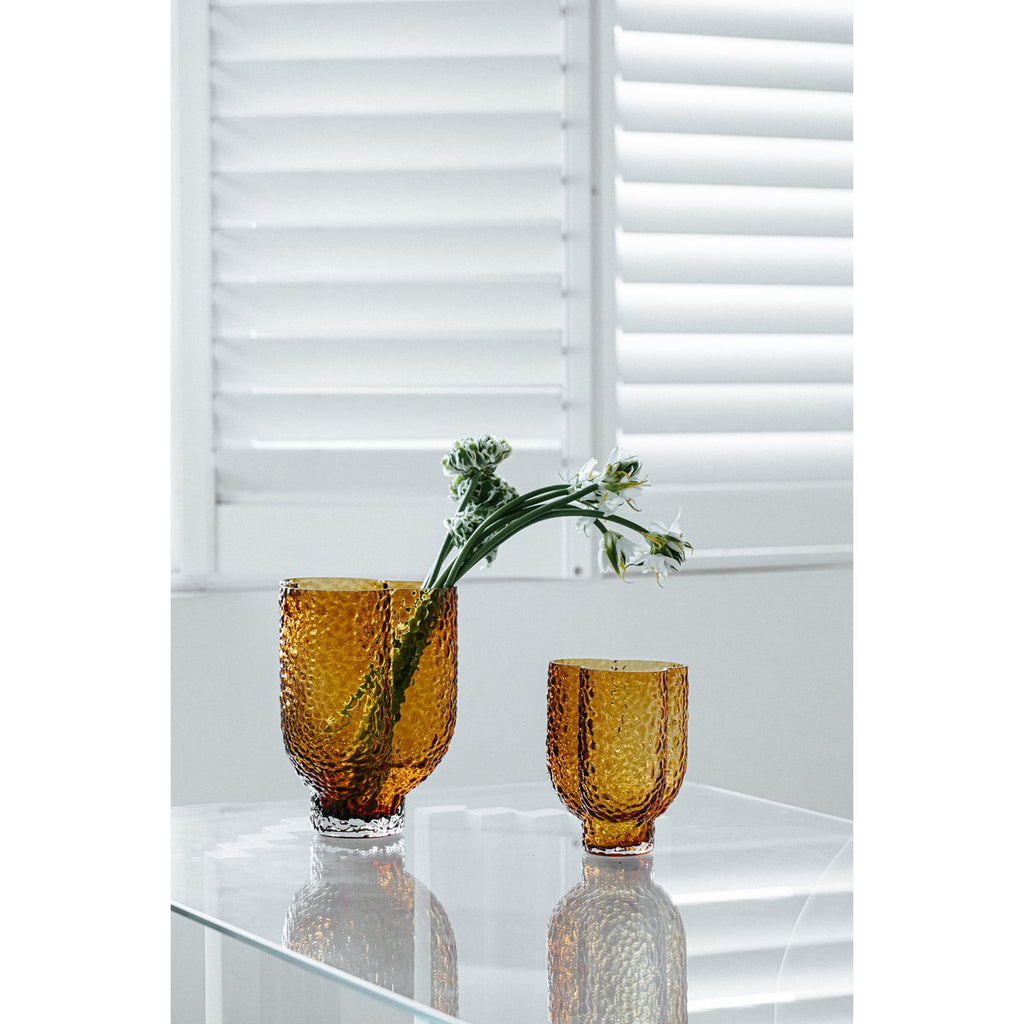 Luxe Bloemenvaas PET 25 – Amber | Praktisch & Tijdloos Design