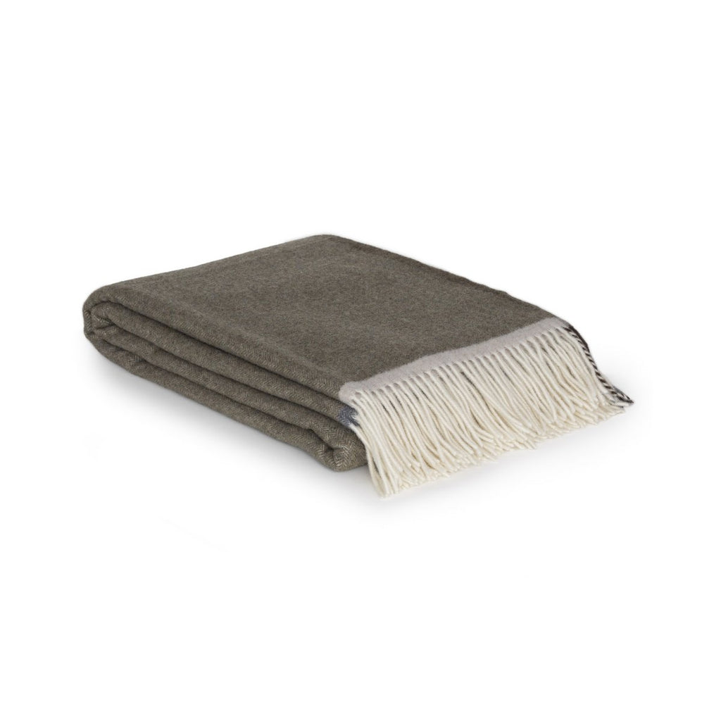 Merino & Kasjmier Plaid MILANO VERDE ORLO – Groen