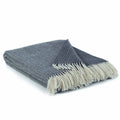 Luxe Wollen Deken SIENNA – Blauw