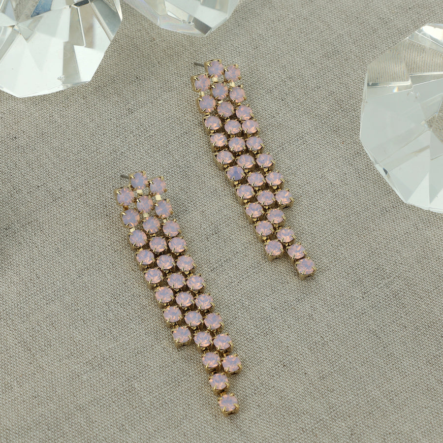 Alice Earrings Rosewater Opal – Otazu