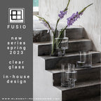 Designvaas FUSIO 25 – Helder Glas | Constructivistisch & Avant-Garde Design