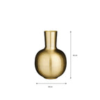 Dara Vaas Goud – Ø 28 x H 42 cm