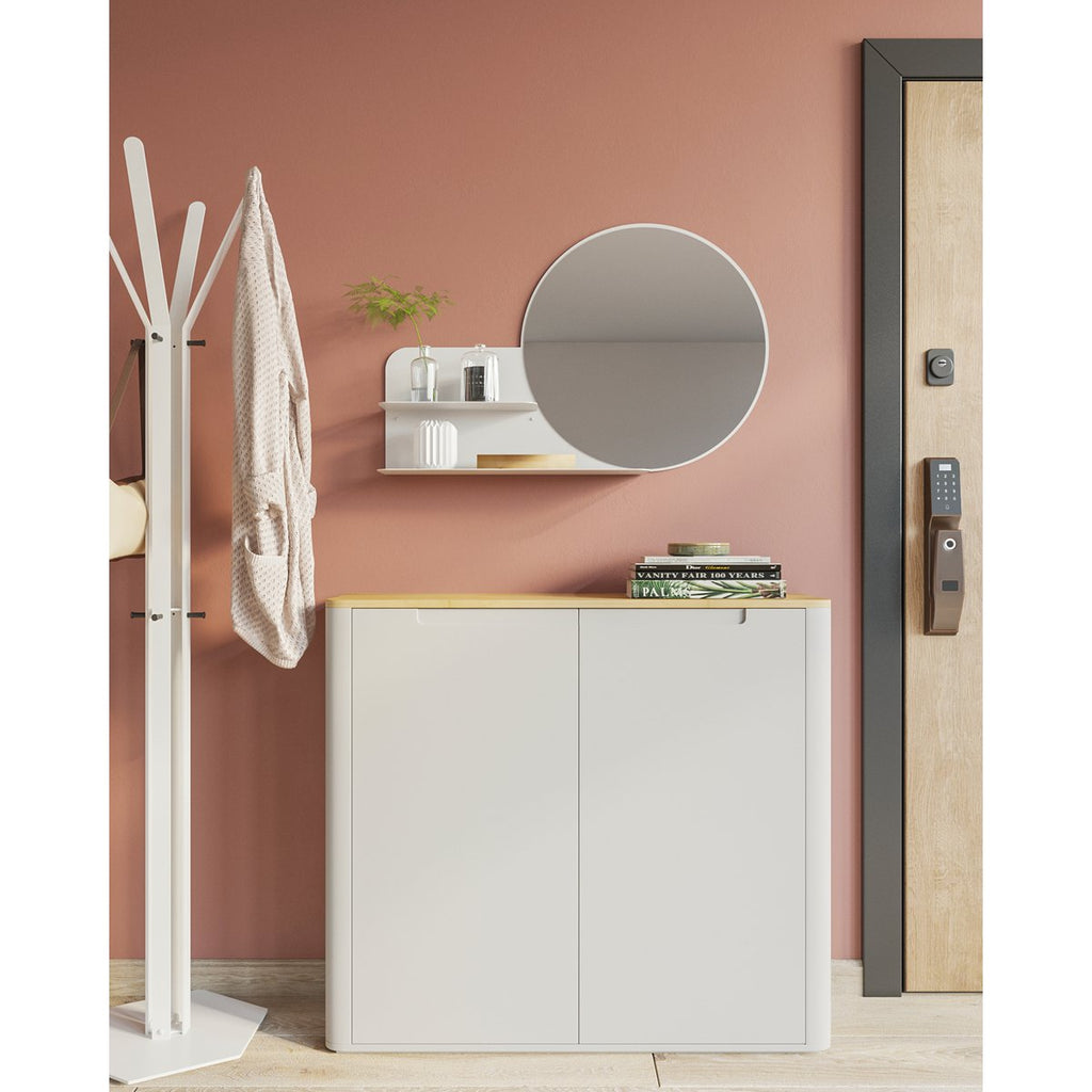 Gorillz Clever Wandspiegel – Wit