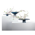 ALA 10 IB – Luxe Glazen Schaal in Inktblauw | Sculpturaal & Indrukwekkend Design