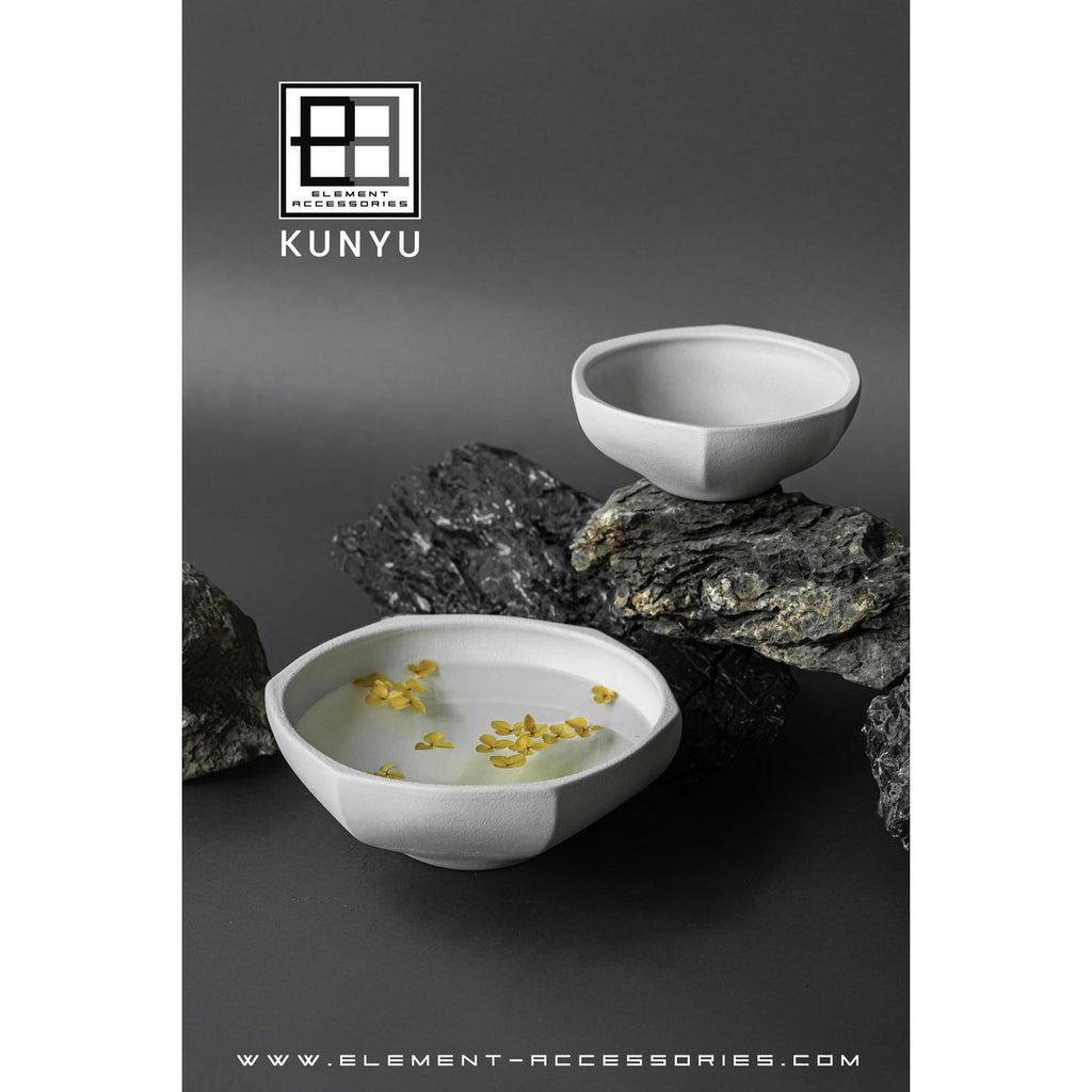 Designkom KUNYU 30 – Wit | Geometrische Perfectie & Tactiel Design