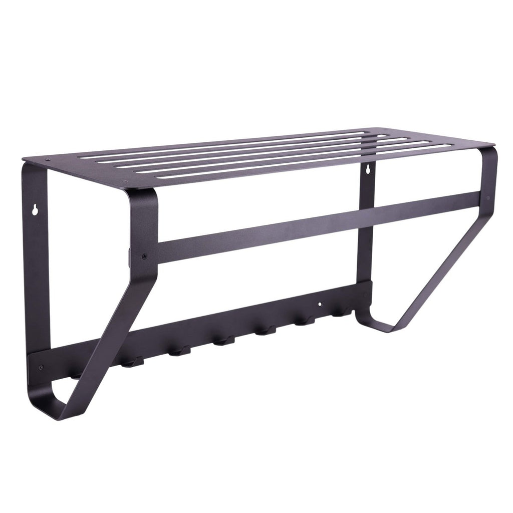 Gorillz Iron Wandkapstok met Hoedenplank – Zwart